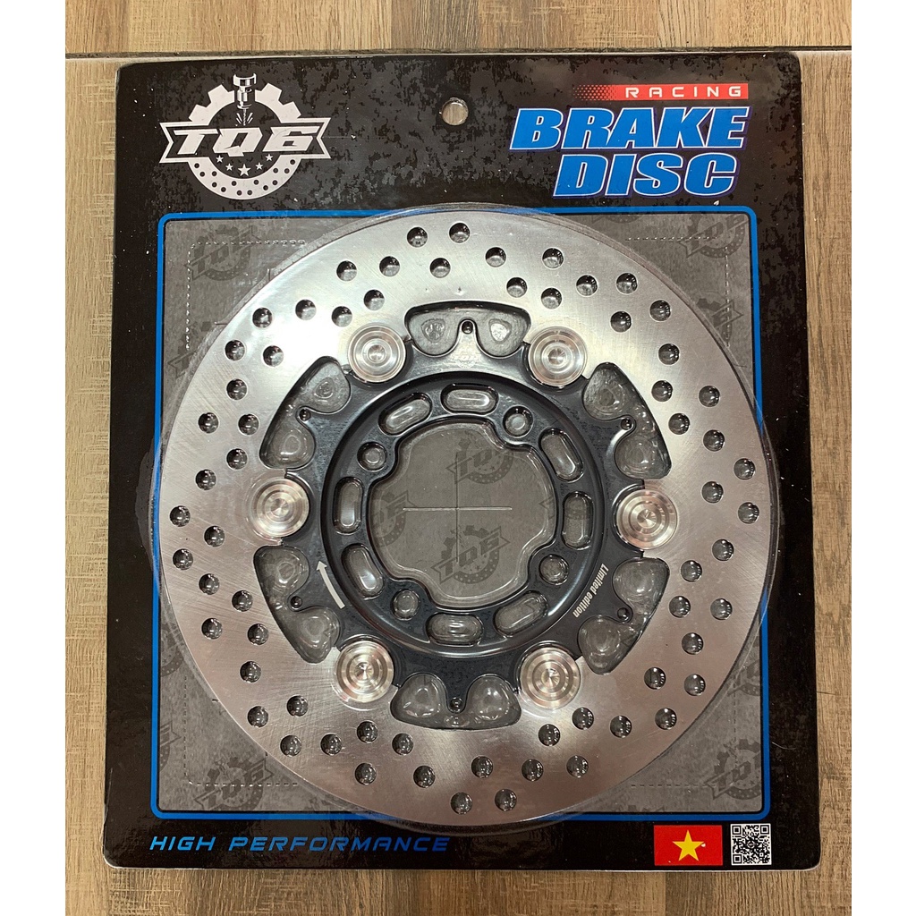 Đĩa TQ6 4Lỗ Khoen Nút Inox Lòng Nhôm Gắn Cho Ya - Hon