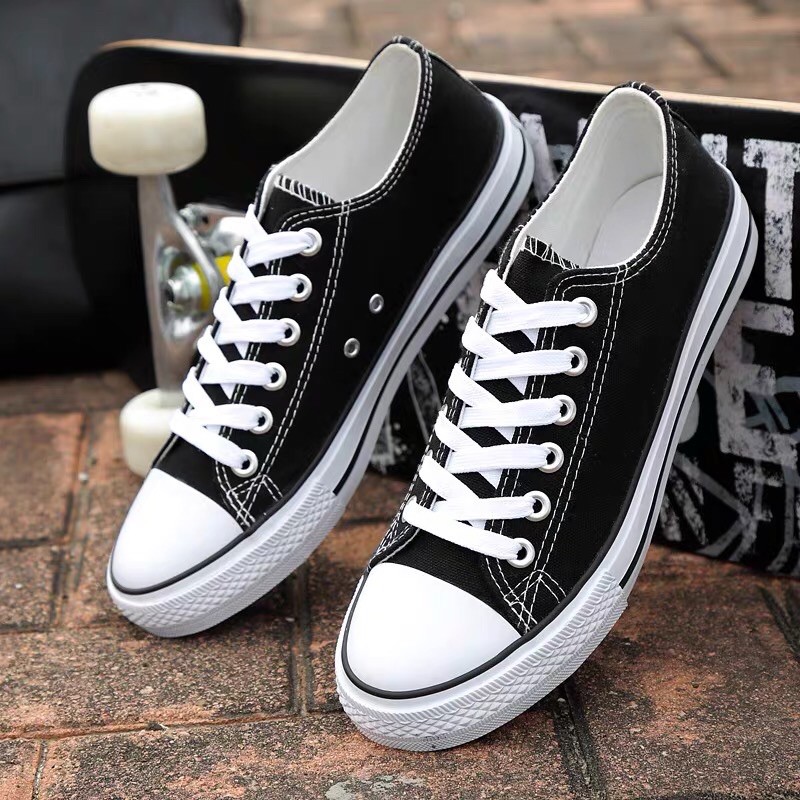 [🌼 CLASSIC STYLE🌼] Giày thể thao Converse classic nữ đen trắng cổ thấp