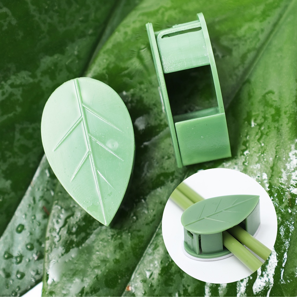 Set 10 Kẹp Cố Định Dây Leo / Lá Xanh Vô Hình Treo Tường Trang Trí