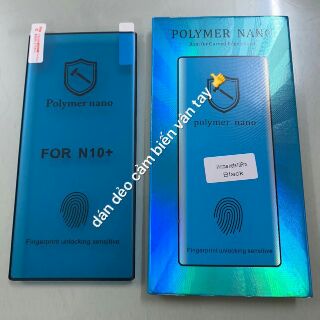 Dán dẻo full Polymer nano cho samsung galaxy note 10 pro