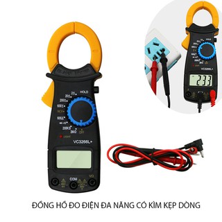 Ampe kìm cầm tay kẹp vạn năng vc3266L+