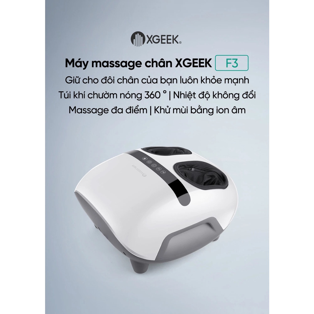 Máy massage bấm huyệt Xiaomi XGEEK F3 - mát xa chân 360 độ