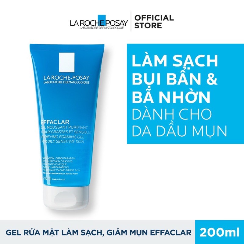 LA ROCHE - POSAY - Sữa rửa mặt Effaclar Purifying Foaming Gel For Oily Sensitive Skin
