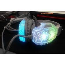 Tai nghe  Headphone Qinlian A7 led đổi màu ốp tai êm sẵn hàng