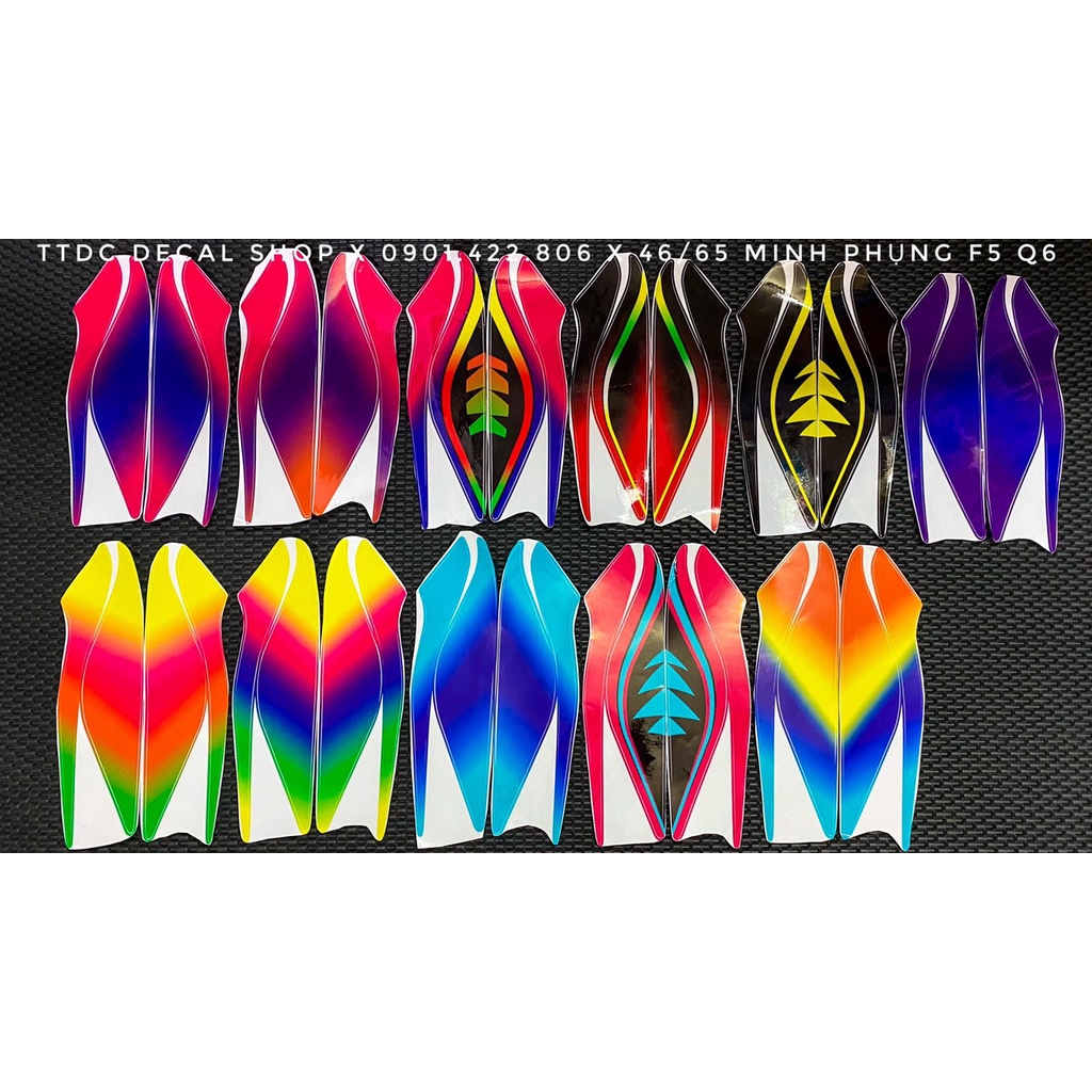 Tem Decal dán đèn demi xe Vision 2019