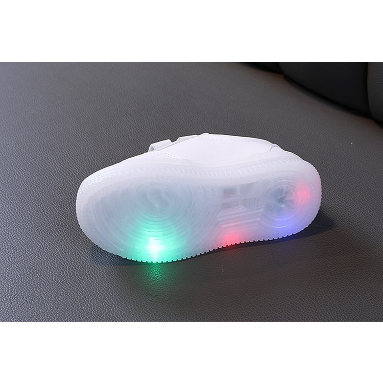 Giày Thể Thao Da Có Đèn Led Cho Bé 1-8 Tuổi