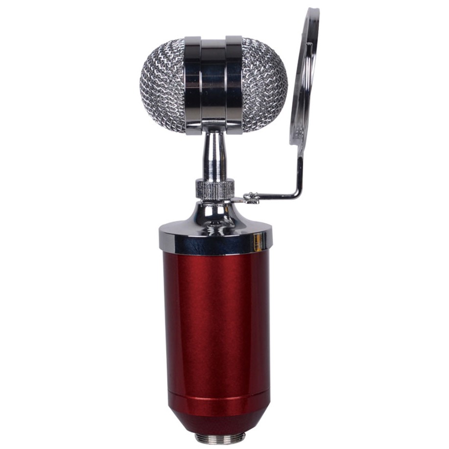 Micro hát Karaoke chuyên nghiệp BM8000+Màng lọc+Shockmount