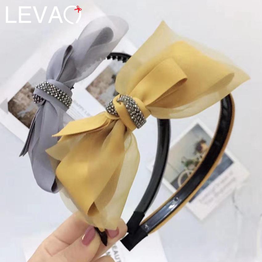  Băng đô cài tóc trang trí nơ xinh xắn dành cho nữ