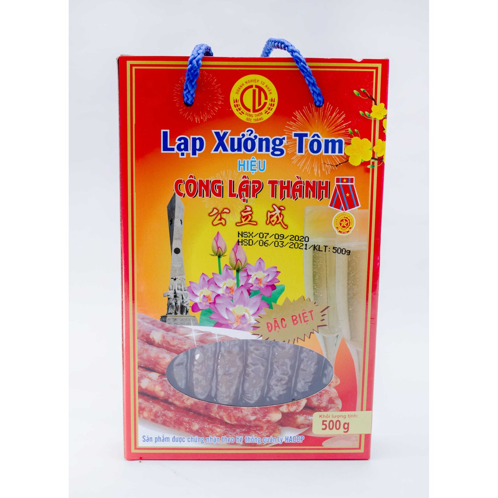 Lạp Xưởng Tôm (500g/Hộp) | BigBuy360 - bigbuy360.vn