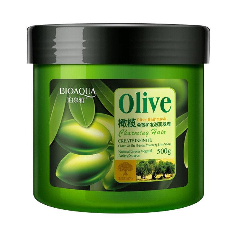 Một hũ kem ủ tóc Olive Bioaqua 500g