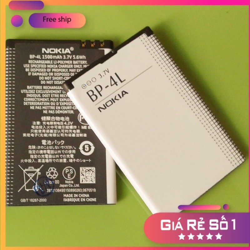 Pin nokia E71, E63, E72, E75, E90, E55, N800, N97 mã pin BP-4L cao cấp