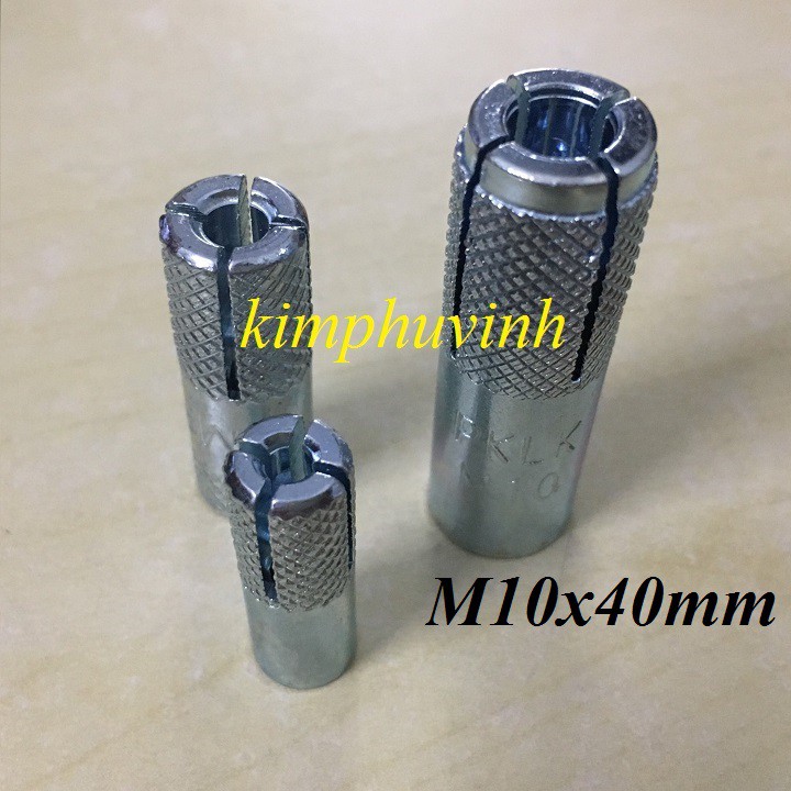 HỘP 20 con - M10x40mm TẮC KÊ ĐẠN -  NỞ ĐẠN