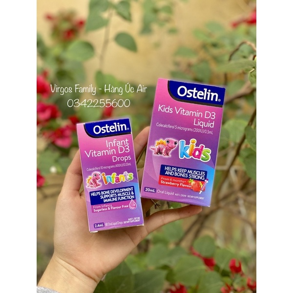 Ostelin Vitamin D3 cho bé