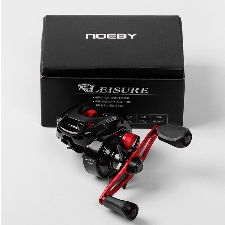Máy ngang câu lure cao cấp Noeby Leisure K7 Phukiencaulure25 máy câu ngang hàng chính hãng