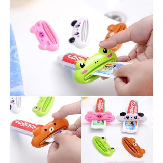 1 dụng cụ kẹp tiết kiệm kem đánh răng hình thú dễ thương