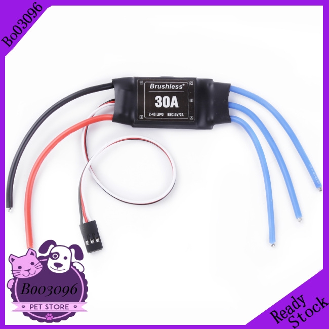 XXD 30A 2-4S ESC Brushless Motor Speed Controller RC BEC ESC T-rex 450 V2 Helicopter Boat for FPV F450 Mini Quadcopter Drone