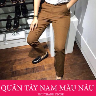 Quần tây nam công sở vải co giãn kiểu dáng hàn quốc