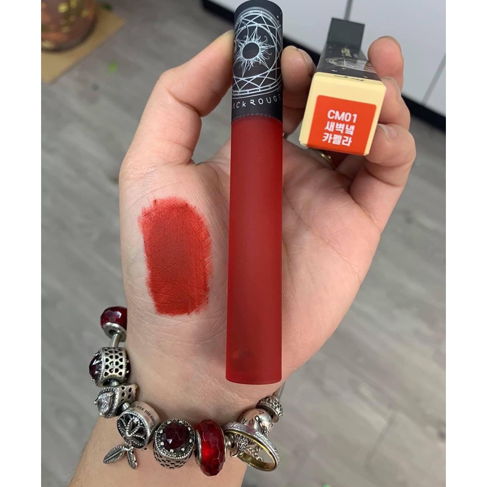 Son kem lì Black Rouge Cream Matt Rouge vỏ đen. chính hãng