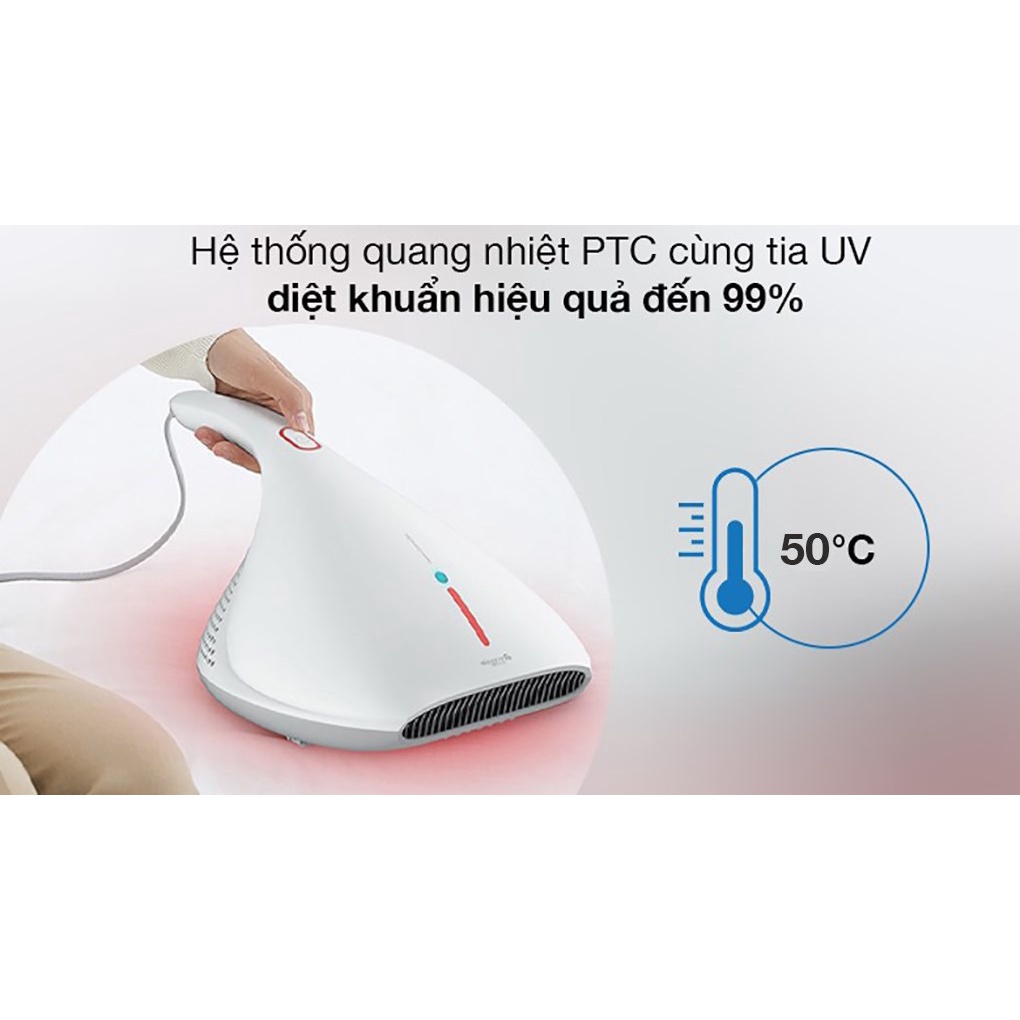 Máy Hút Bụi Đệm Giường Diệt Khuẩn UV Deerma CM800 Bảo Hành Chính Hãng