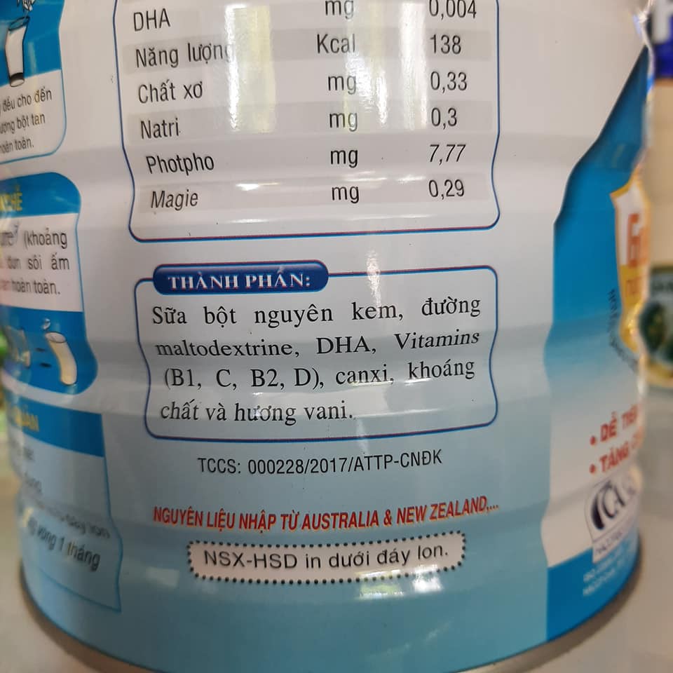 Sữa Goldsure dinh dưỡng đặc biệt 900g cho người gầy và cần phục hồi sức khỏe