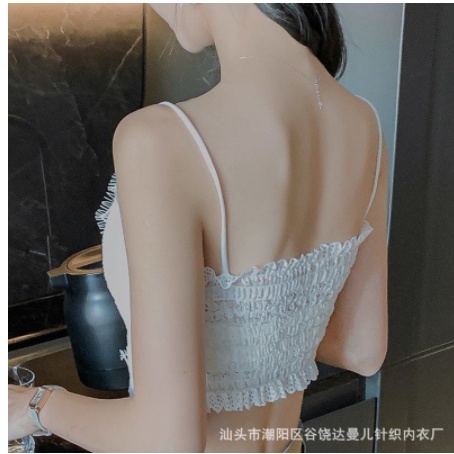 Áo Bra Ren Nữ Crotop Siêu Hot Chun Lưng B11