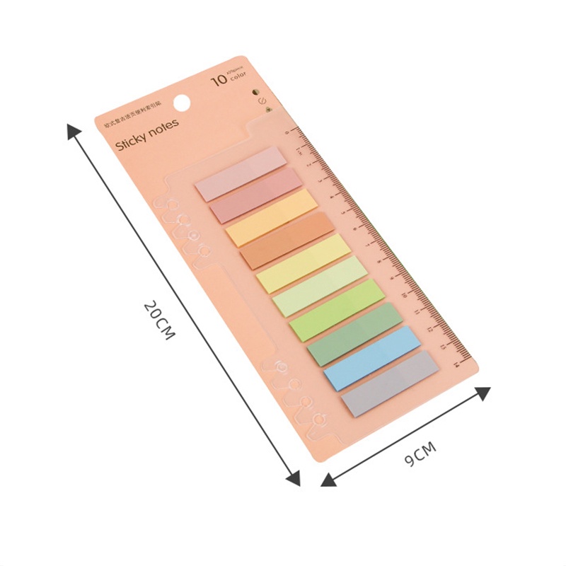 Giấy Dán Ghi Chú Nhiều Màu Trong Suốt Chống Thấm Nước Mua 1 Tặng 1 Tiện Dụng