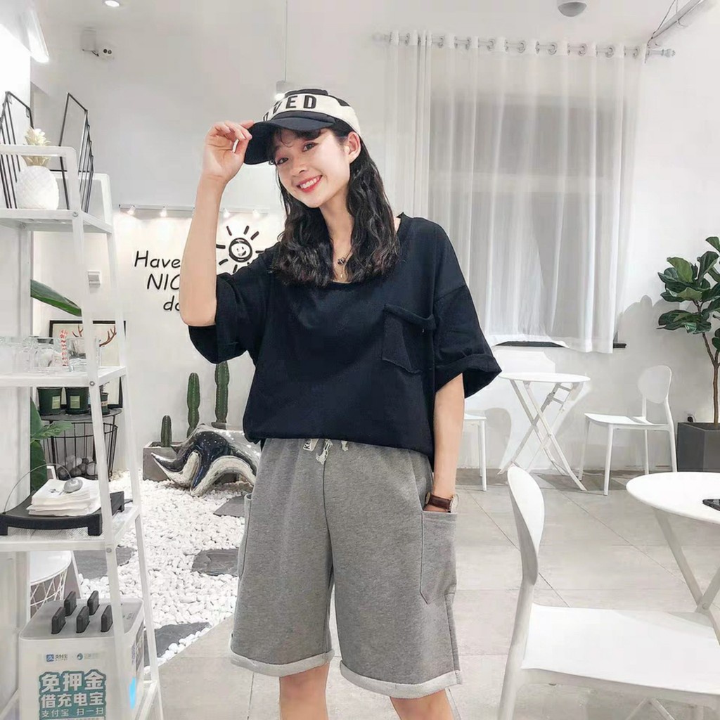 ÁO VÁY XẺ TÀ CỔ TIM TÚI NGỰC ULAZZANG HOT - ÁO PHÔNG GIẤU QUẦN