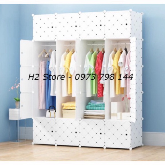 -  TỦ NHỰA LẮP GHÉP 20 Ô ĐỂ ĐỒ ĐA NĂNG THÔNG MINH sâu 47cm