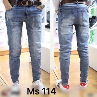 QUẦN JEAN NAM RÁCH CO GIÃN, CÓ SIZE LỚN