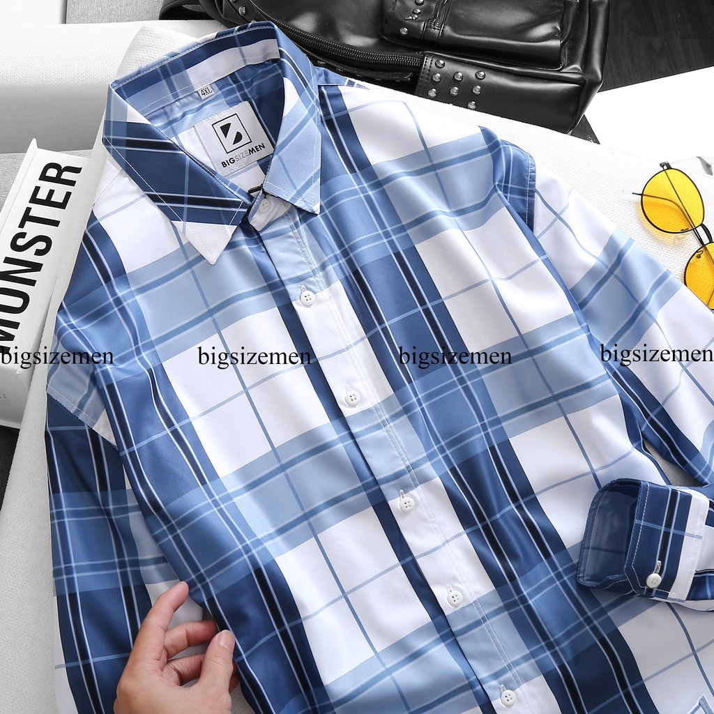 [bigsize < 130kg] ÁO SƠ MI NAM BIG SIZE | BigBuy360 - bigbuy360.vn