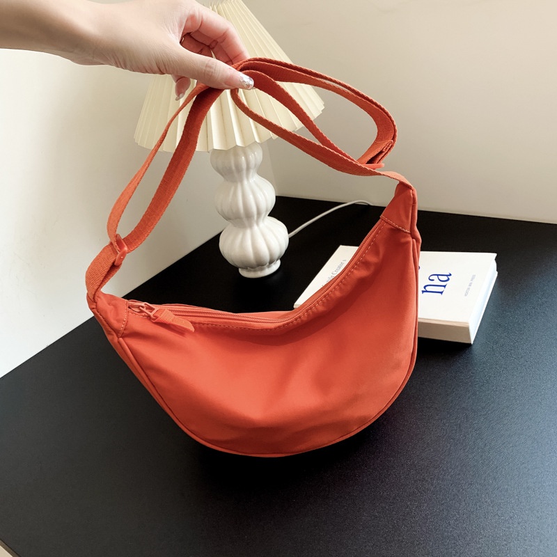 Túi Xách Đeo Vai Vải Bạt Nilon Cỡ Nhỏ Thời Trang Nữ Đơn Giản