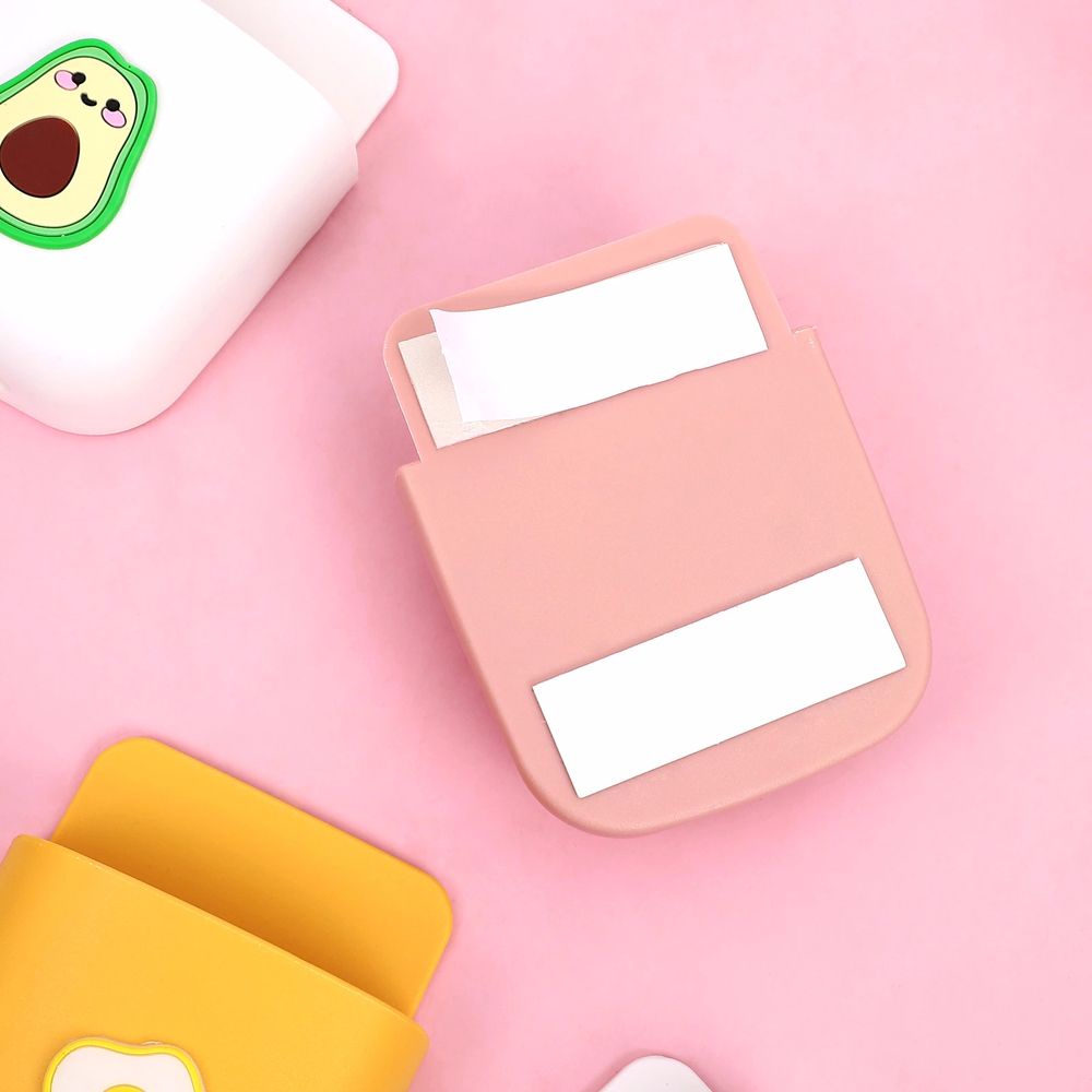 Hộp Đựng Bút / Điện Thoại / Đồ Dùng Gắn Tường Kiểu Dáng Kawaii Sáng Tạo
