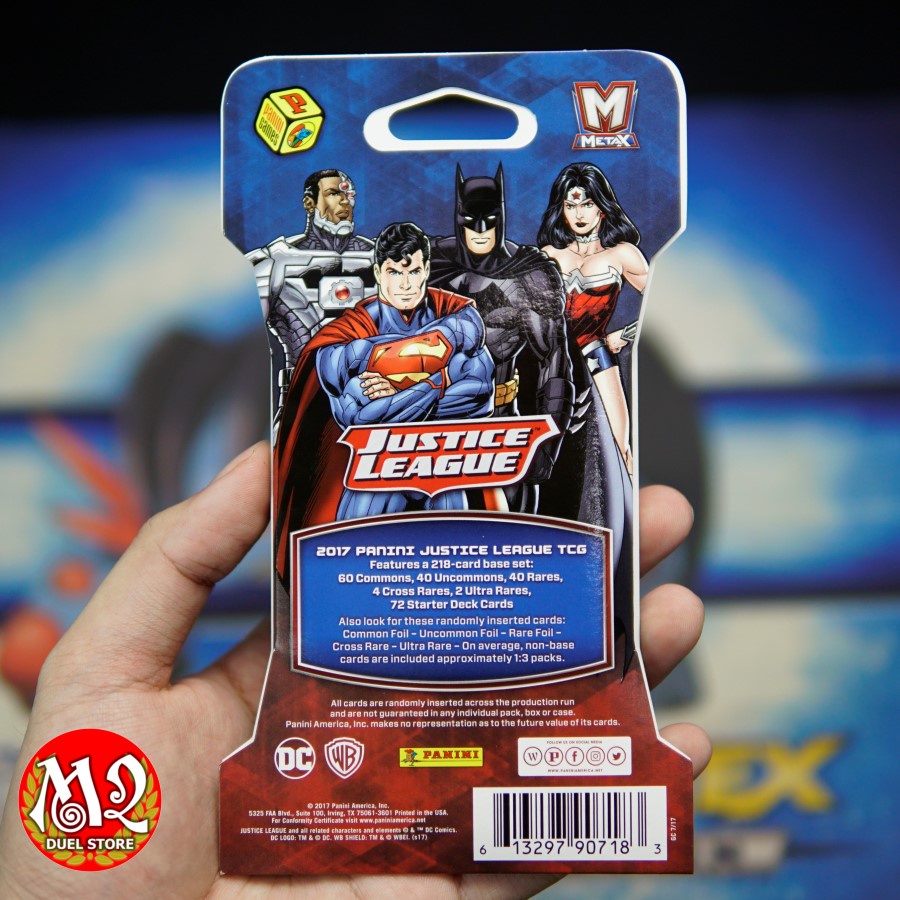 Gói thẻ bài sưu tập nhân vật Justice League DC Comic Card Game - Metax - Nhập khẩu từ USA