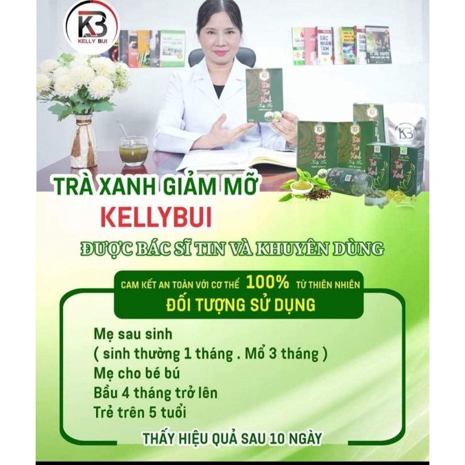 BỘT TRÀ XANH KELLY BÙI
