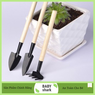 Bộ dụng cụ làm vườn trồng cây mini combo 3 món tiện dụng