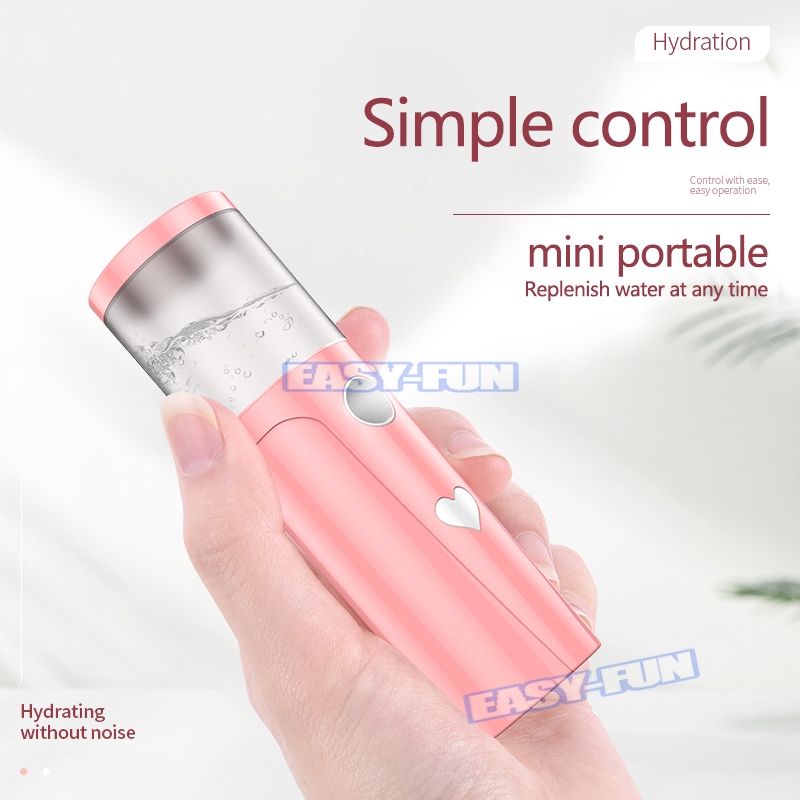 (Hàng Mới Về) Máy Phun Sương Nano Mini Dưỡng Ẩm Da Mặt 30ml / Máy Phun Sương Xông Hơi Mặt  Mini Cầm Tay Hỗ Trợ Dưỡng Da Cấp Nước Tối Đa | BigBuy360 - bigbuy360.vn