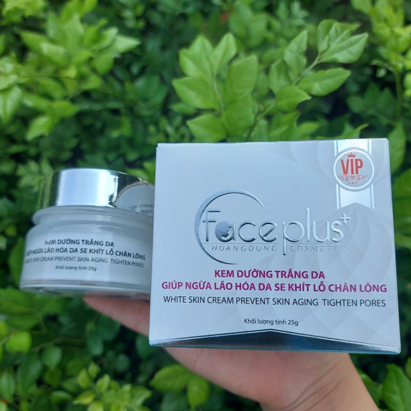KEM FACEPLUS DƯỠNG TRẮNG DA NGỪA LÃO HÓA DA 25G