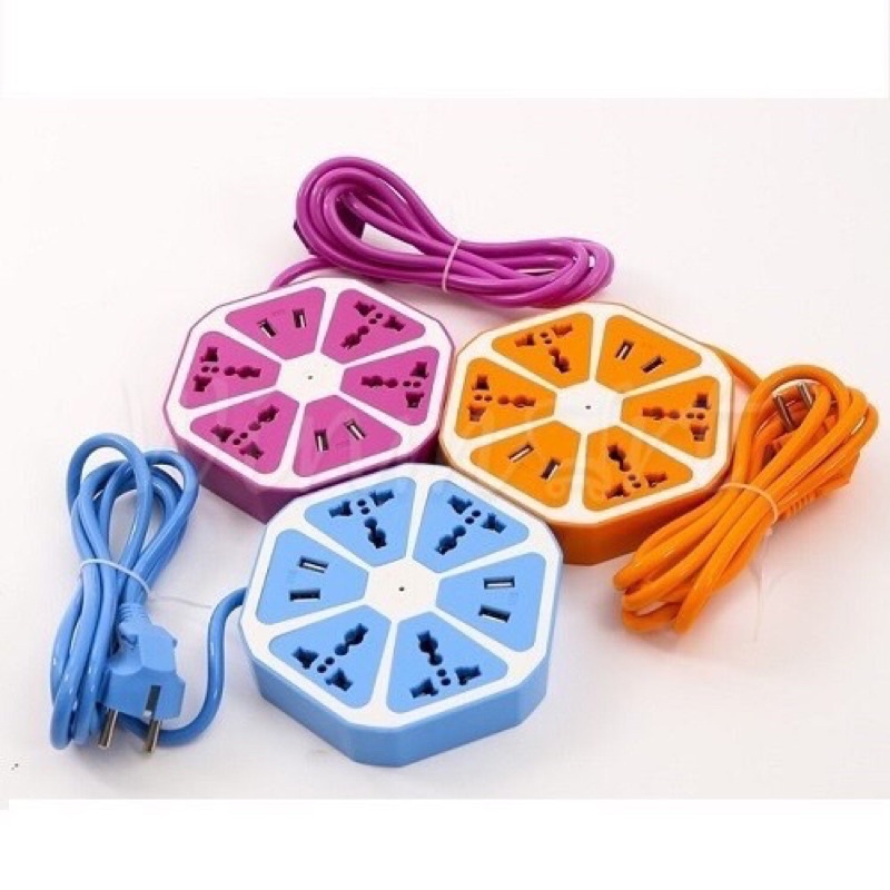 Ổ điện tròn có cổng usb