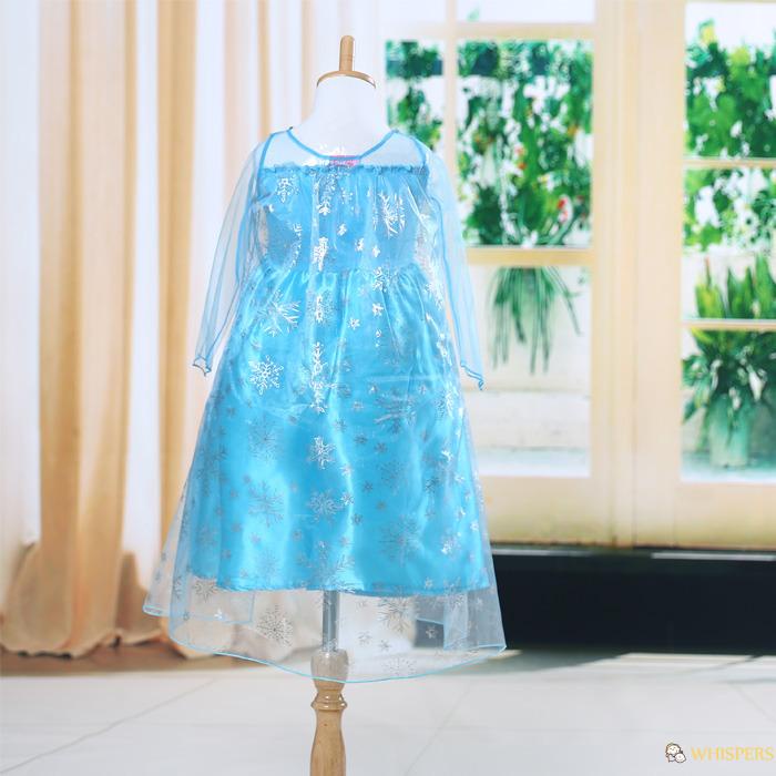 Bộ Đồ Hóa Trang Công Chúa Anna Elsa Xinh Xắn Cho Bé Gái Từ 3-8 Tuổi
