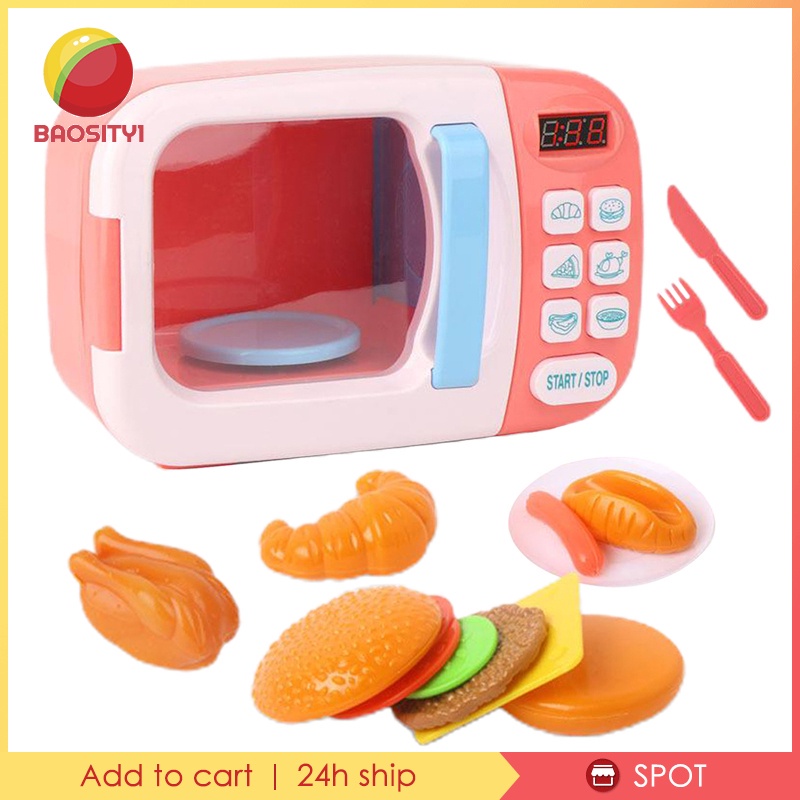 Lò Vi Sóng Đồ Chơi Giáo Dục 13 Món Cho Bé