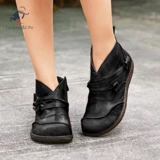 Bốt Nữ Thời Trang Vintage Cá Tính