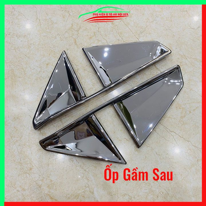 Ốp viền đèn gầm trước sau xe Veloz 2022-2023 mạ Crom chống trầy trang trí làm đẹp xe