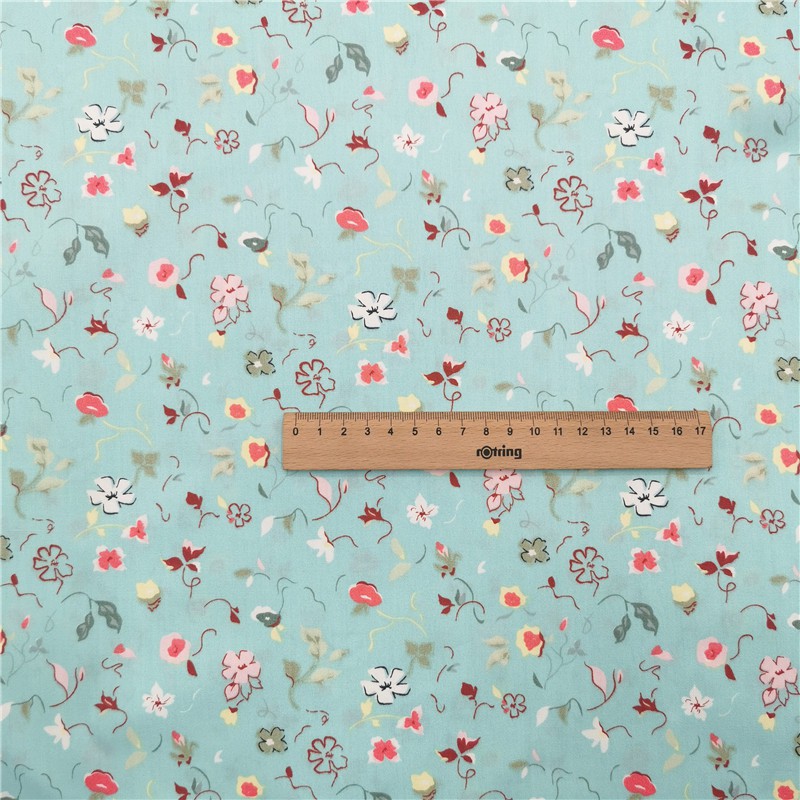 Vải cotton 25 X 25Cm In Họa Tiết Đa Dạng Trang Trí