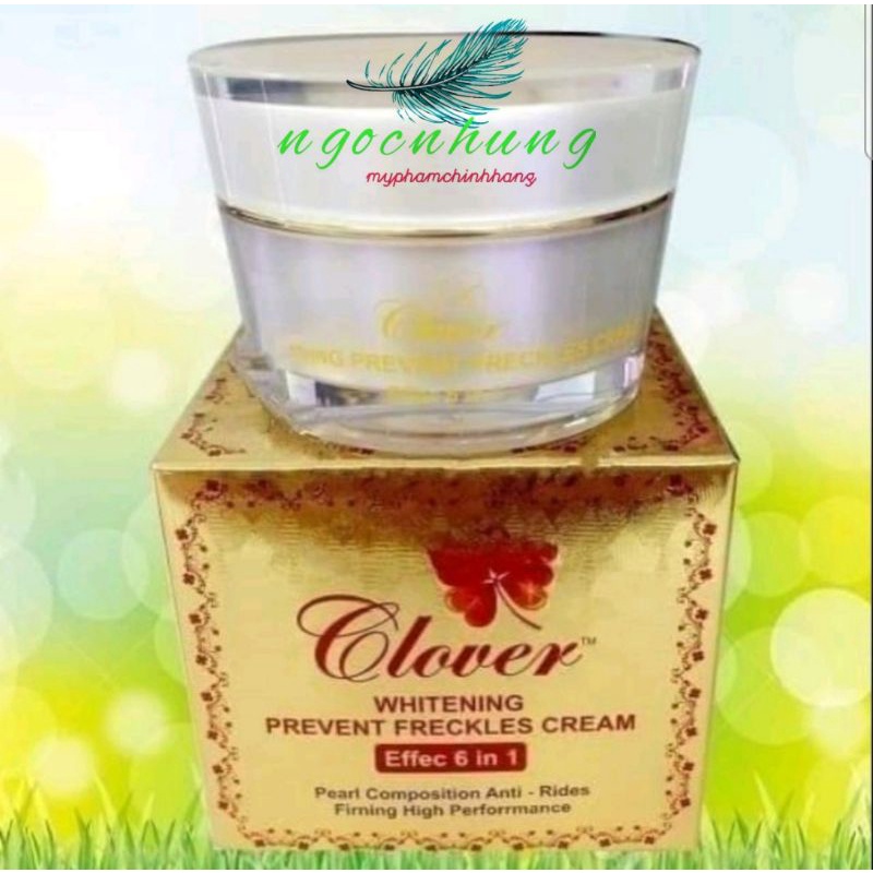 Kem Clover nám,trắng da 6 in 1_ 30g