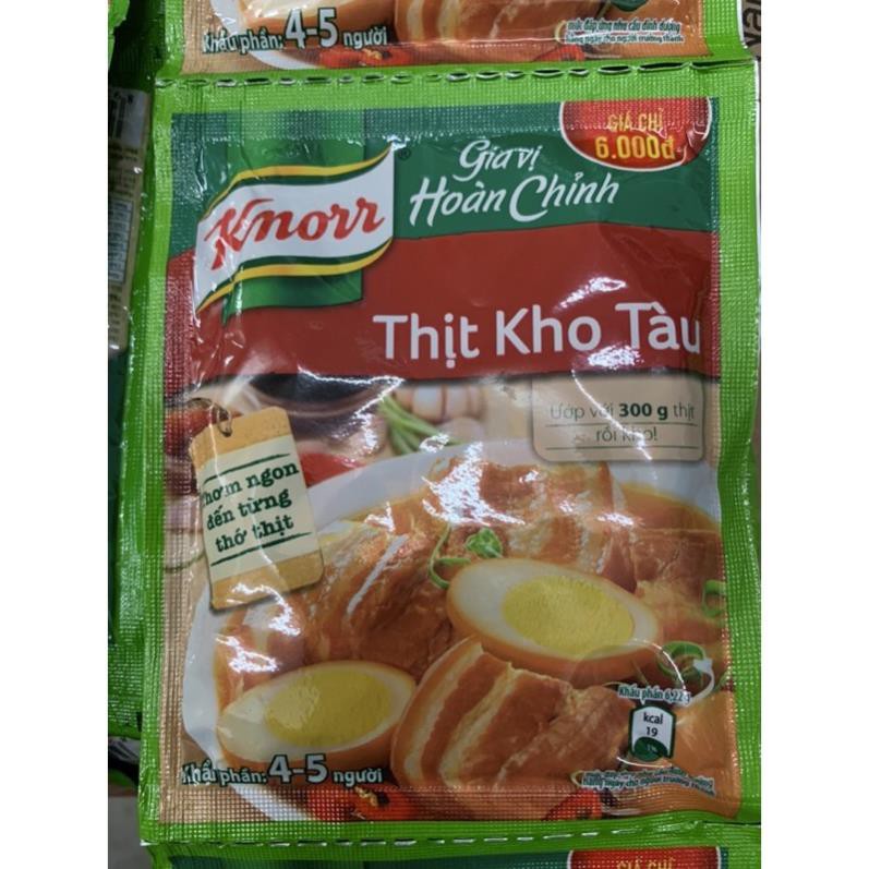 GIA VỊ HOÀN CHỈNH KNORR THỊT KHO TÀU/ CÁ KHO RIỀNG 28G / 1 gói