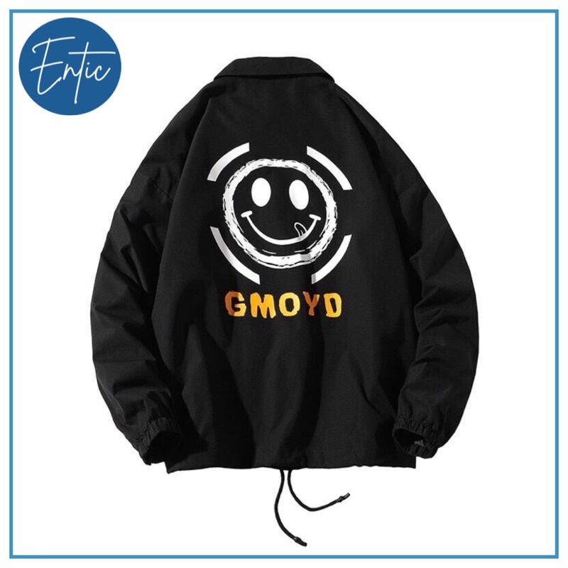 Áo Khoác Dù Jacket 2 Lớp Logo In DMOYD Phong Cách Hàn Quốc