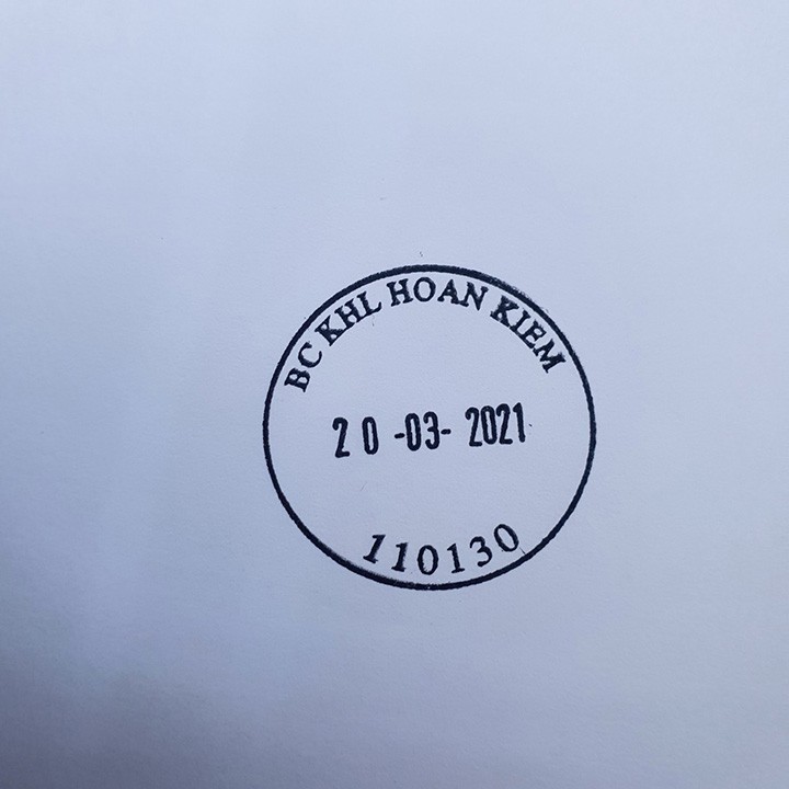 Khắc dấu Bưu Điện có ngày tháng năm thay đổi theo yêu cầu