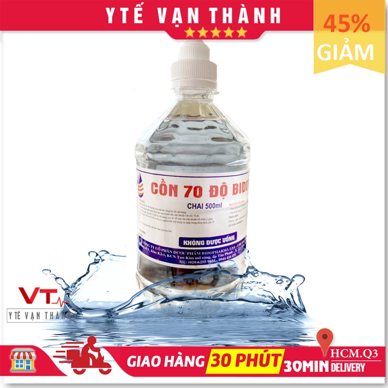 ✅ Cồn Sát Trùng 70 Độ / 90 Độ: Nam Hà BIDOPHAR - VT0136