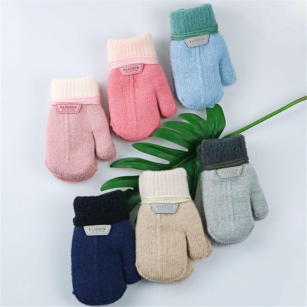 Găng Tay Mềm Mại Dày Dặn Giữ Ấm Mùa Đông Cho Bé MIHAN1