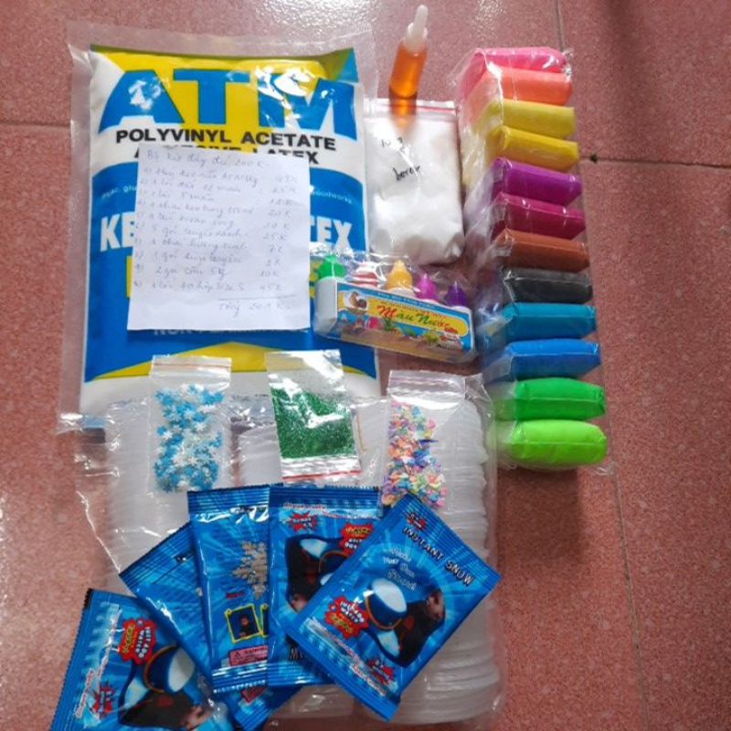 Bộ kit làm slime đầy đủ 200k